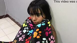 Man, Daniela feels down but the substitute dwarf bangs her good