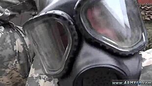 gay guy in bear suit tries glory hole for first time