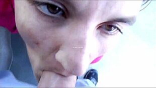 Michelle Simpson delivers intense POV blowjob and swallows cum