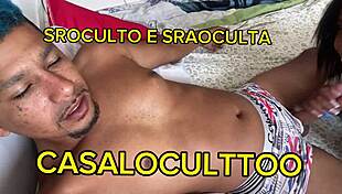 Old submissive housewife flashes in group cuckold fun!