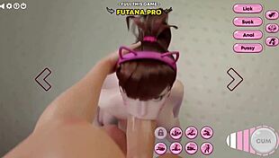 Bossy Futanari Ladyboy Fucks Girl's Mouth And Ass In 3D Cartoon Porn