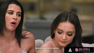 Cute Teen Shows Roommate Naughty Massage Techniques