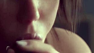 Intense Emotions in Hot Blowjob and Creampie for Beautiful Babe