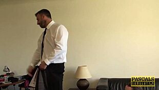 British Subslut Faces Rough Punishment And Facial Domination