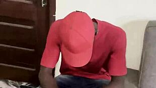 curvy teen with big tits bends over for delivery guy, licks and squirts on wet pussy