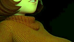 I can't believe I'm watching Velma from Scooby Doo in this 3D cartoon adventure, it's so fun and exciting