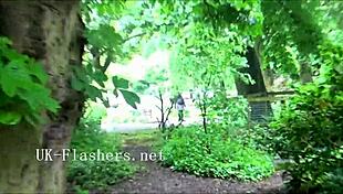 Ashley Rider Flashes Pussy in London Public Exhibitionism with Naughty British Babe