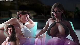 Man Listening To Stepmom's Story In Game