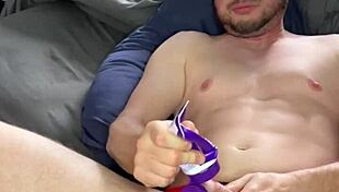 Feeling Horny In Male Panties With Huge Cock Jizz