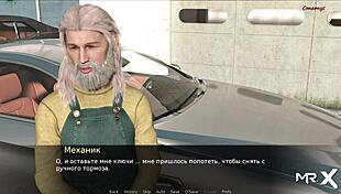 Pine Falls Mechanic Excitedly Fixes Vintage Car In Cartoon Game