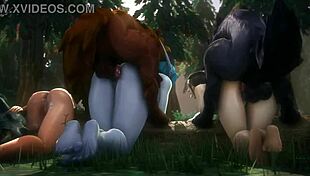 Tyrande Jaina Alexstrasza Elves In 3D