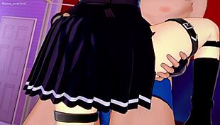 Abel desires to fuck in shaved anime scene