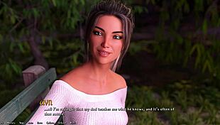 Cute brunette in Being a Dik game wants me for hentai fun with big cock.