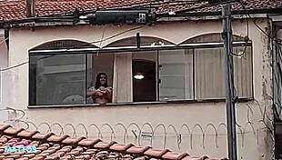 I fucked my friend on the porch