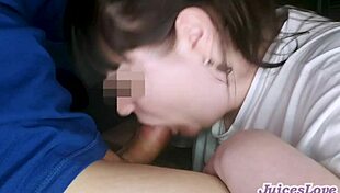 amateur enjoys sucking huge cock in anime hentai