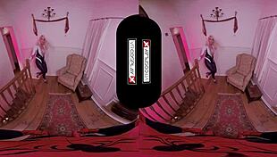 Spider Gwen Cosplay Parody in VR with POV Riding Scenes