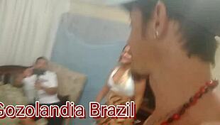 brunette girlfriend rides monster cock