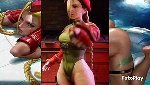 stf cammy compilation with big cock action