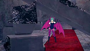 Morrigan hates first then fucks full in halloween sheer fantasy