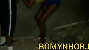 Skinny girl falls on construction worker's big cock in unfinished house orgy.