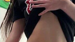 College Girl Craves Frat Boys' Huge Cocks for Pussy Licking and Creampie Fun