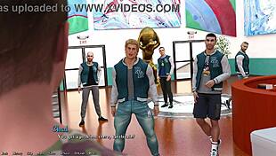 in being a dik episode 07, the guy meets a hot rich curvy teen girl and they cum together