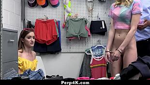 Teens Plead With Mall Officer For Leniency In Perp4K Scenario