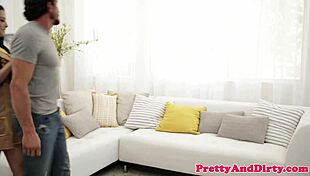 inked busty babe gets slammed in taboo storyline with wild doggystyle action.