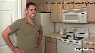 Happy young guy DRILLS MILF'S mature PUSSY hard!