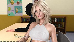 in being a dik episode 07, the guy meets a hot rich curvy teen girl and they cum together