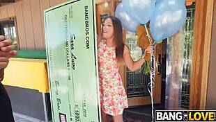 sara luvv handles two huge cocks from ricky and charlie 😍