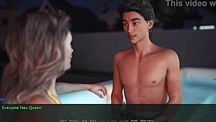 Sweet Sam, wanna kiss in this 3D wife game?