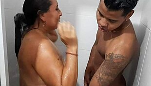 I Say To My Latina Stepmom, Let's Fuck In The Shower With Your Big Tits And Ass.
