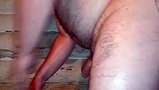 crazy russian gay checks anal with butter