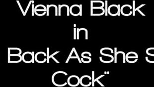 Austrian slut Vienna Black deepthroats monster cock with big tits