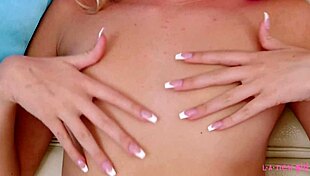 gorgeous blonde teen 18+ teases with petite body during interview. her allure draws everyone in.