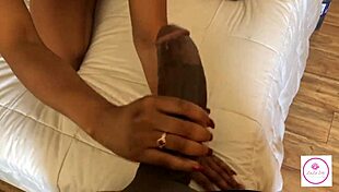 I was sucking dredd's monster ebony cock deepthroat style