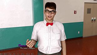 in being a dik episode 07, the guy meets a hot rich curvy teen girl and they cum together