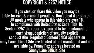 The Hot Blondie Sunny Lane Shakes Her Ass Outdoors In Bikini