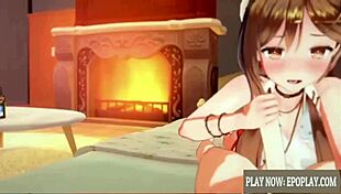 3D animated porn with hot and wet pussy action