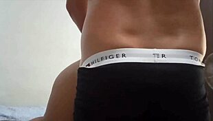 I watch my wife disguised as a prostitute getting anal and creampie from her regular lover.