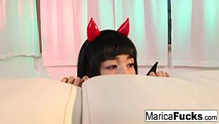 how does marica's cold pussy get warmed by nat's big black cock?