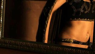 Erotic Brunette Milf Dancer Teases with Striptease