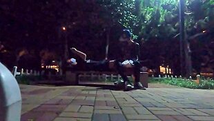 Overwhelmed by Desire: Meeting a Big-Dicked Guy in the Park and Fucking Outdoors