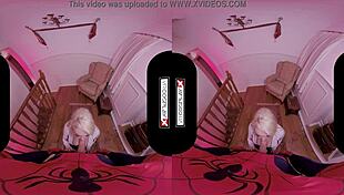 Spider Gwen Cosplay Parody in VR with POV Riding Scenes