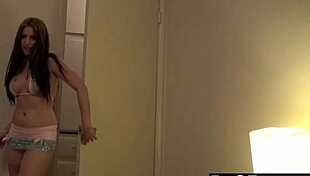 dagfs busty girlfriend surprising her man