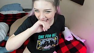 sexy blowjob session pt 5 final featuring toys, natural tits, masturbation, pussy, and cute solo