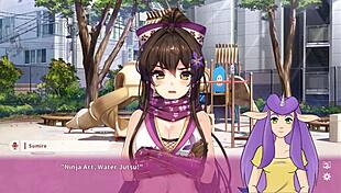 Ninnin Days Part 2: Ninja Panties Tease Big Asian Tits