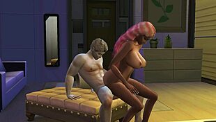 nicki m rides a lucky fan in wild 3d hentai action