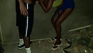 Skinny girl falls on construction worker's big cock in unfinished house orgy.